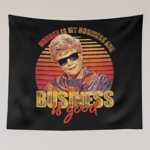 Item preview, Vintage Jessica Fletcher Murder Is My Business And Business Is Good Gifts  designed and sold by Virusss95g.