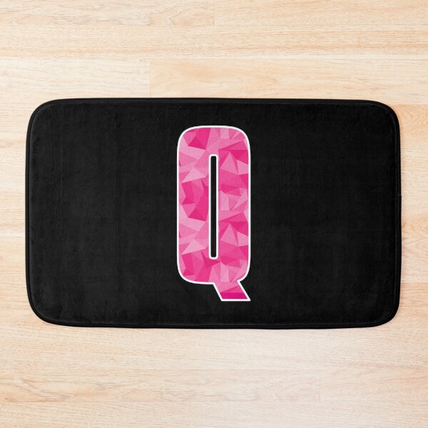 Item preview, Letter Q, Monogram Letter Art of Pink Triangle Pattern designed and sold by dylanxh.