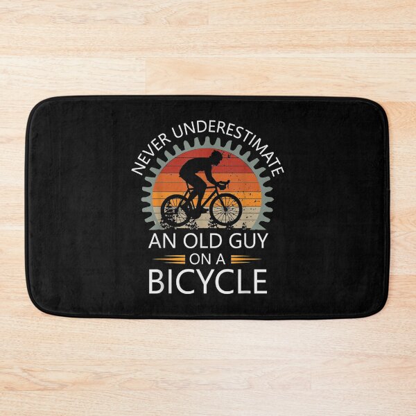 Item preview, An Old Guy On A Bicycle Cycling Vintage Never Underestimate designed and sold by AlohaHana.