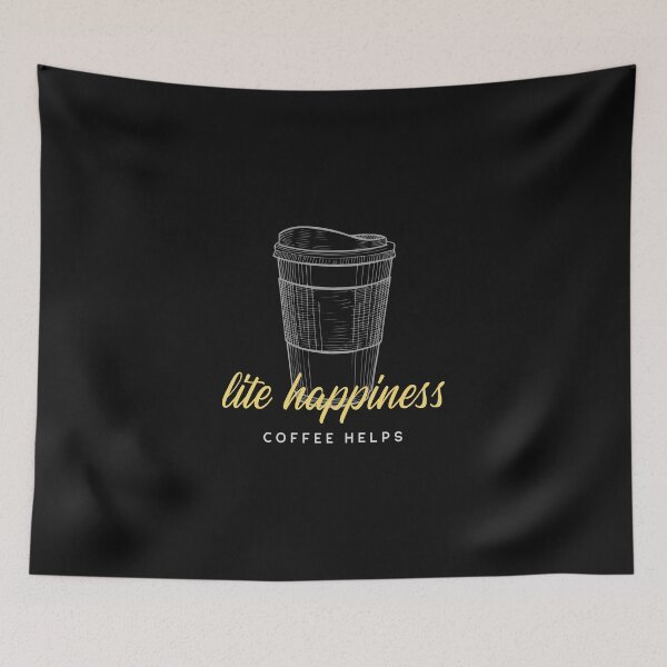 Item preview, Lite Happiness Coffee Helps  designed and sold by YousefMarei.