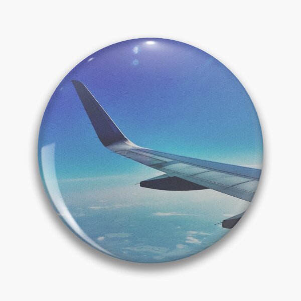 Item preview, Sky Plane Wing Over Bright Land Earth Atmosphere designed and sold by Superior-Prints.