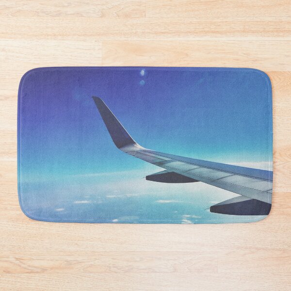 Item preview, Sky Plane Wing Over Bright Land Earth Atmosphere designed and sold by Superior-Prints.