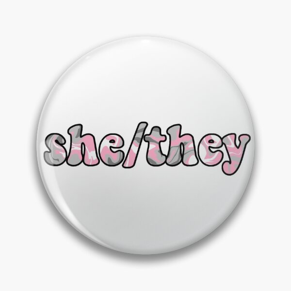 Item preview, she/they demigirl  designed and sold by wordswithfonts.