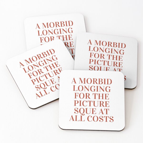 Item preview, a morbid longing for the picturesque at all costs (red) designed and sold by Alter-Idem.