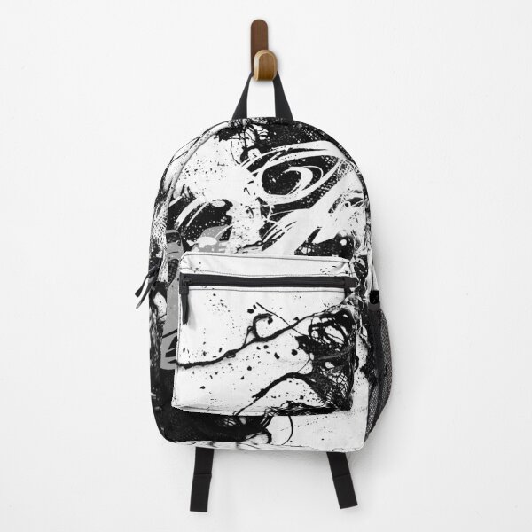 Item preview, Black and White expressionist digital abstract with typography designed and sold by ZebEddy.