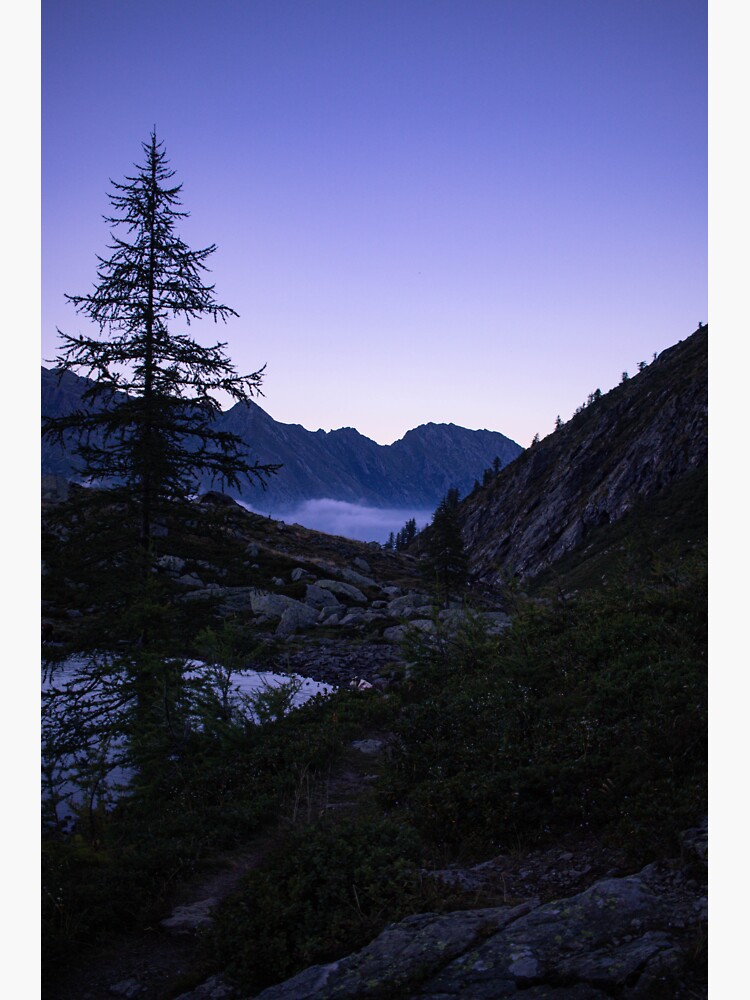Thumbnail 3 of 3, Sticker, The blue nature  designed and sold by Semapemodiba.