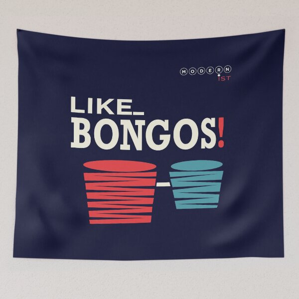Item preview, Like Bongos designed and sold by modernistdesign.