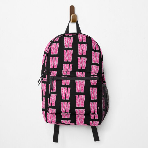 Item preview, Letter W, Monogram Letter Art of Pink Triangle Pattern designed and sold by dylanxh.