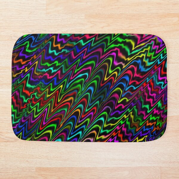 Item preview, Abstract Colorful Rainbow Lines With Ripples Design designed and sold by EclecticPaintin.