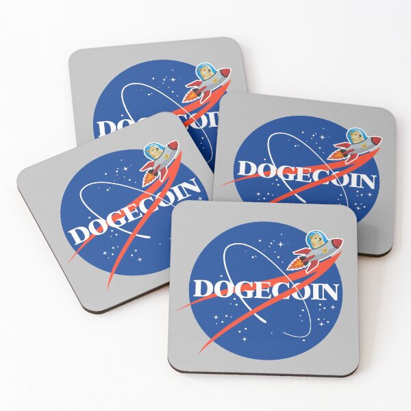 Item preview, Dogecoin NASA parody  designed and sold by DzineMon.