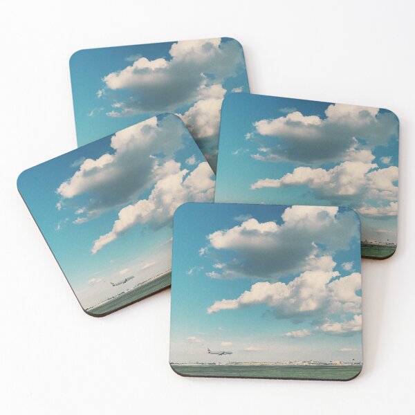 Item preview, Plane Landing at Airport Under Afternoon Sky Clouds designed and sold by Superior-Prints.
