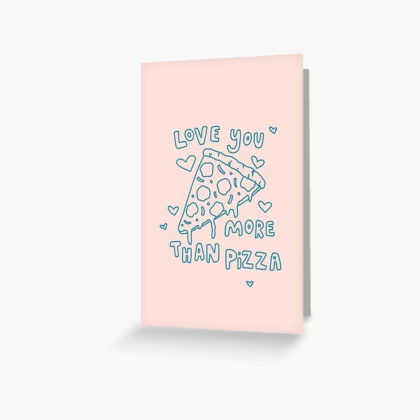 Item preview, Love you more than pizza designed and sold by sofillyletters.