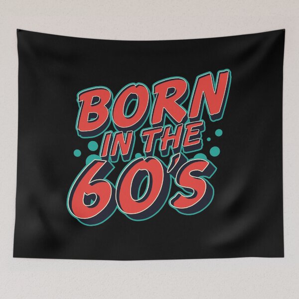Item preview, Born In The 60 S Vintage Birth Year Design designed and sold by Andantino.