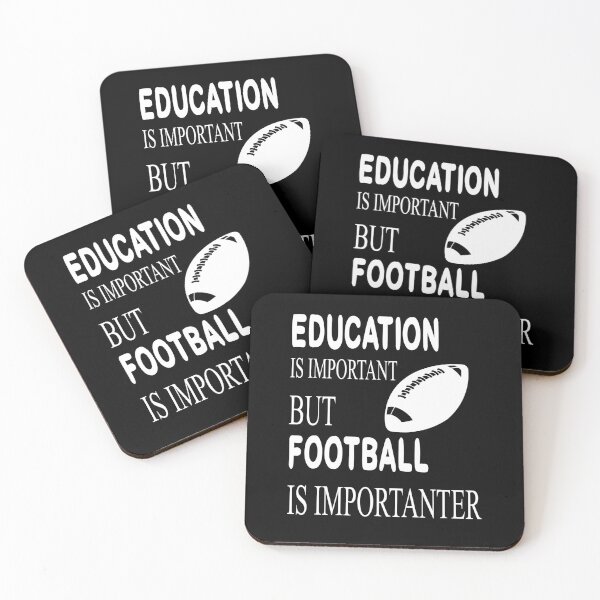 Artikelvorschau, Education is important - but football is entworfen und verkauft von saulmedia.