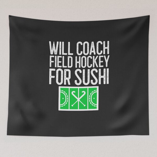 Aperçu de l'œuvre Entraînera le hockey sur gazon pour un cadeau de hockey sur gazon Sushi créée et vendue par EricJP.