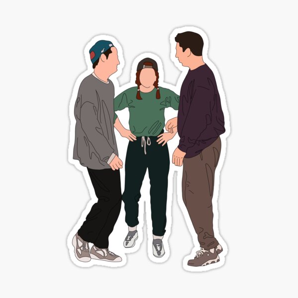 Friends TV Show Sticker Pack Ross Rachael Chandler Monica Phoebe