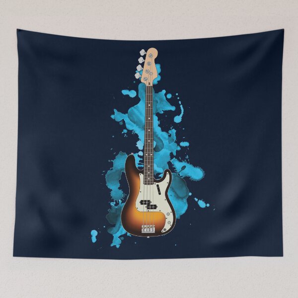 Item preview, P-style Bass Guitar Sunburst Color designed and sold by nightsworthy.
