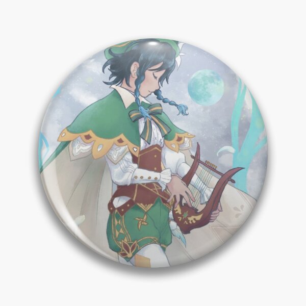 Item preview, Venti and the Lyre Genshin Impact designed and sold by EmrysSeren.
