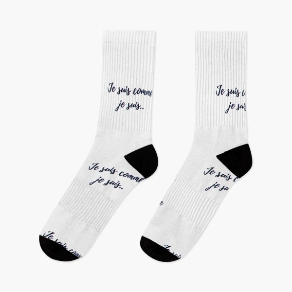 Item preview, I am what I am - popular french quotes lovers theme gifts (in white)  designed and sold by RebelliousRosee.