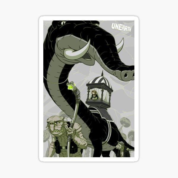 UNEARTH Alice on the Palinquin Sticker