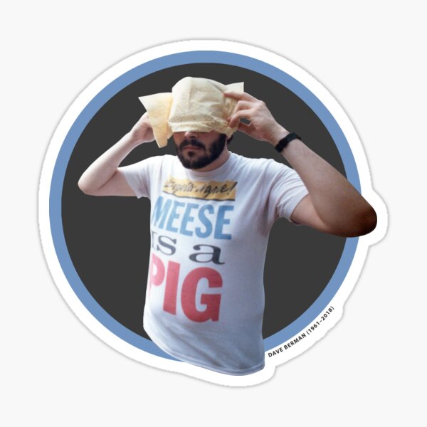 Dave in 1986 Sticker