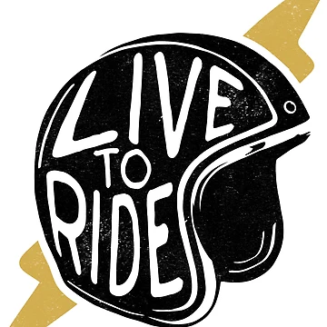 Artwork thumbnail, Live to Ride by ThreeTreeDesign