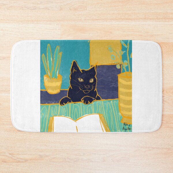 Item preview, black cat designed and sold by Abby Aguilar.