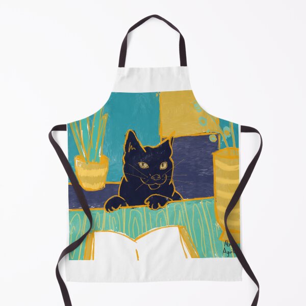 Item preview, black cat designed and sold by Abby Aguilar.