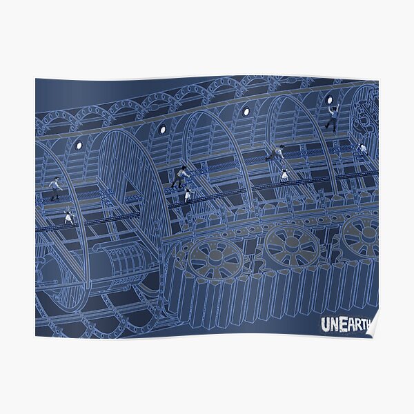 UNEARTH Travelling Through The Innards Poster