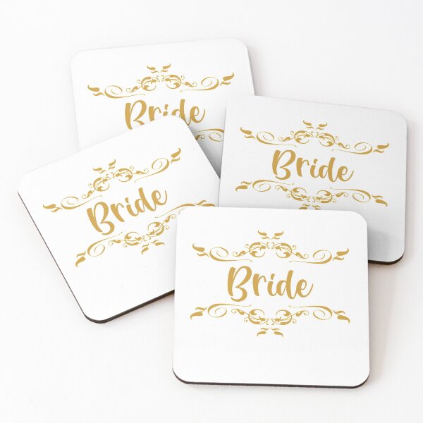 Item preview, wedding party - Bride in Gold designed and sold by sandpiperstudio.