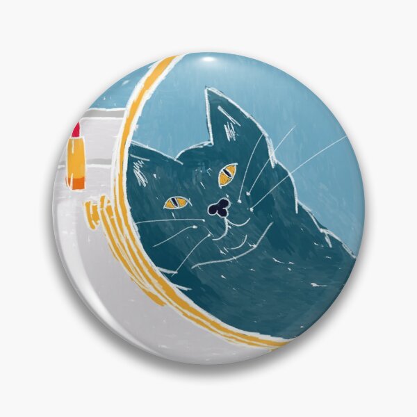 Item preview, my blue cat designed and sold by Abby Aguilar.