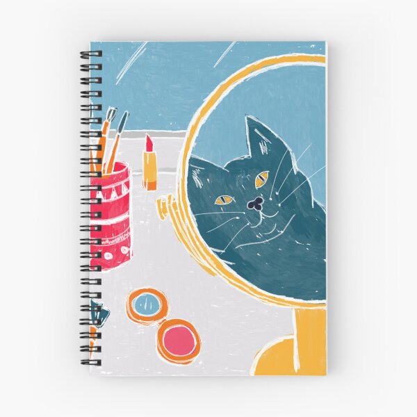 Item preview, my blue cat designed and sold by Abby Aguilar.