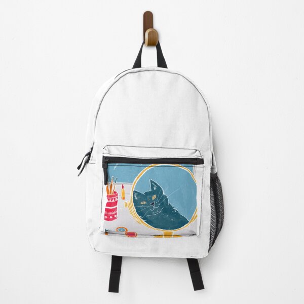 Item preview, my blue cat designed and sold by Abby Aguilar.