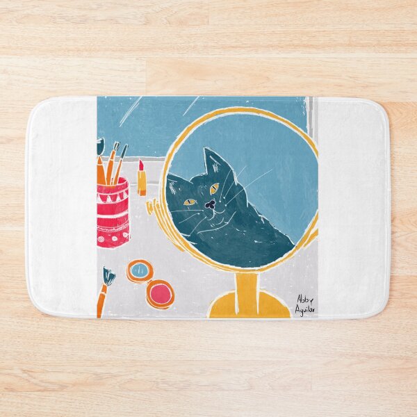 Item preview, my blue cat designed and sold by Abby Aguilar.