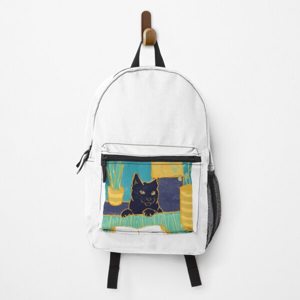 Item preview, black cat designed and sold by Abby Aguilar.