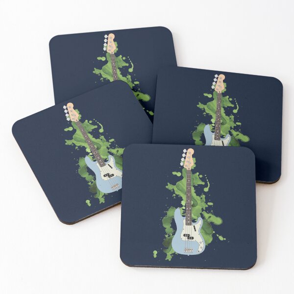 Item preview, P-style Bass Guitar Sonic Blue Color designed and sold by nightsworthy.