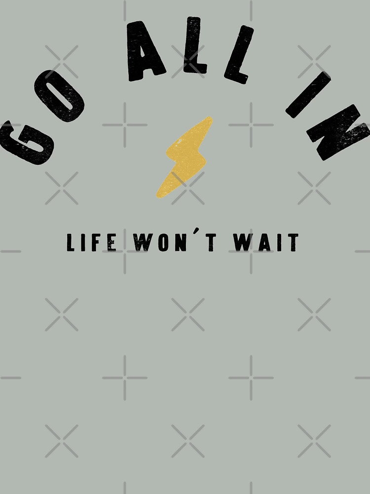 Thumbnail 4 of 4, Boxy T-Shirt, Go All In designed and sold by ThreeTreeDesign.
