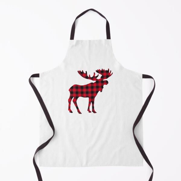 Item preview, Moose Buffaloo Plaid Silhouette designed and sold by MinnesotApparel.