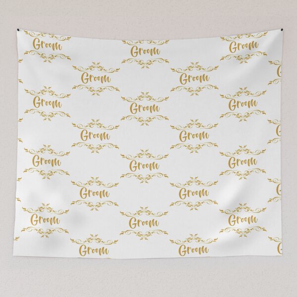 Item preview, wedding party -Groom in gold designed and sold by sandpiperstudio.