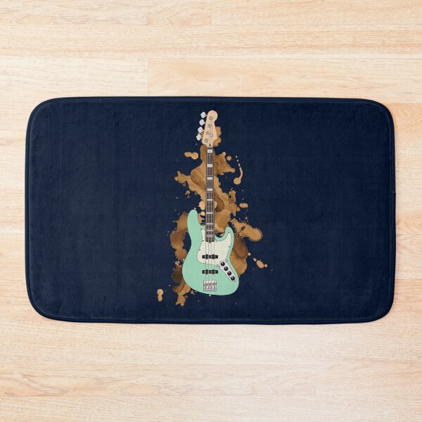 Item preview, J-style Bass Guitar Surf Green Color designed and sold by nightsworthy.