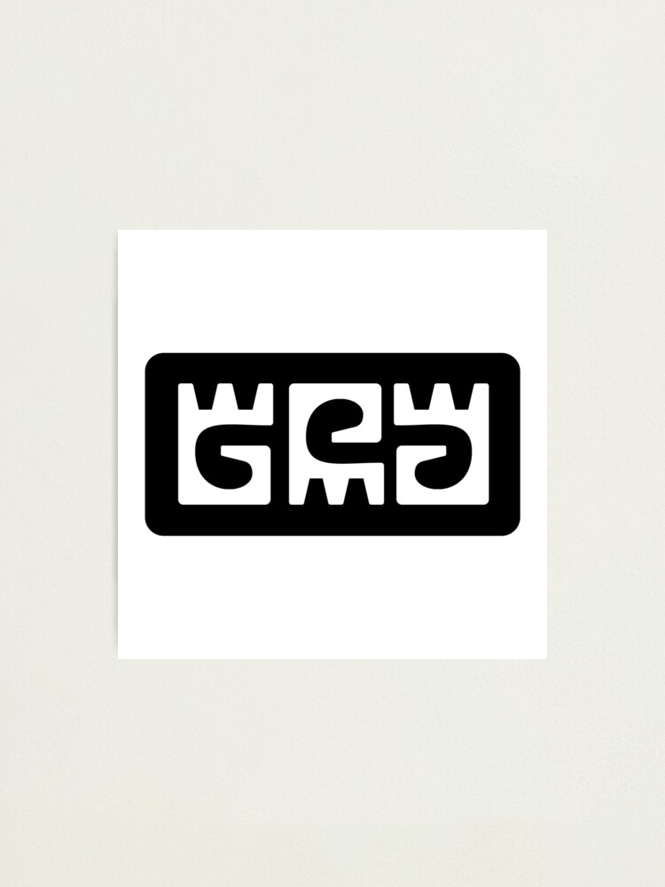 Aztec G Symbol Photographic Print for Sale by boneytoes