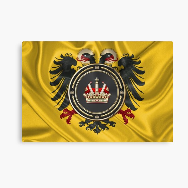 Item preview, Holy Roman Empire Imperial Crown over Banner of the Holy Roman Emperor designed and sold by Serge Averbukh Art Studio.