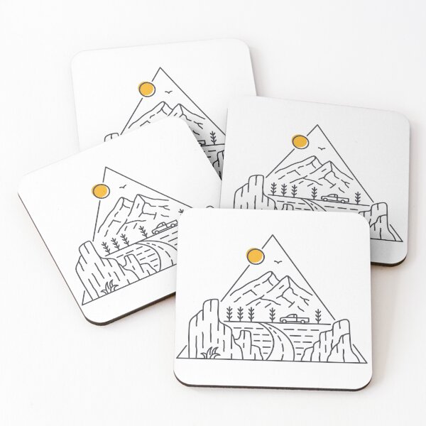 Item preview, Drive in the Desert Adventure Monoline designed and sold by VerboShop.