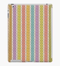 Simple plait seamless pattern. Retro colors background. iPad Case/Skin