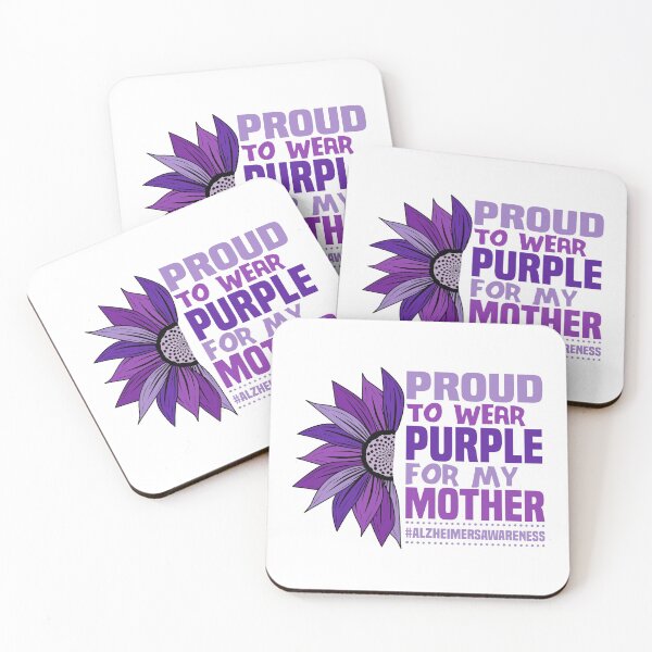 Item preview, Proud To Wear Purple For My Mother Alzheimer’s Awareness designed and sold by Dan66.