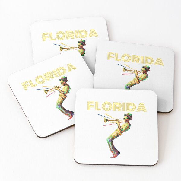 Item preview, Florida Yellow and Pink  Jazz Saxophonist Pop Culture designed and sold by Red-ElYoubi.