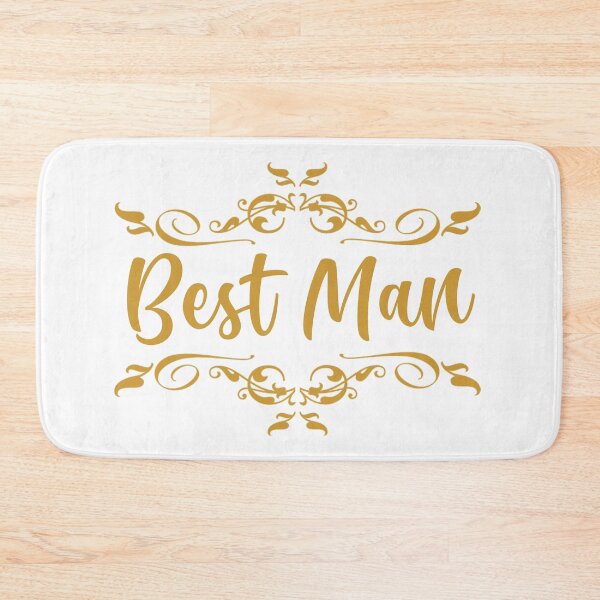 Item preview, wedding party -best man in gold designed and sold by sandpiperstudio.