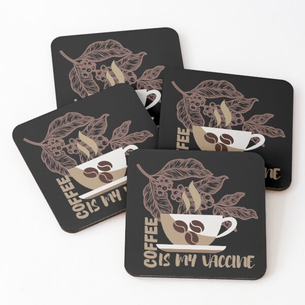 Item preview, Coffee is my vaccine designed and sold by Simi2020.