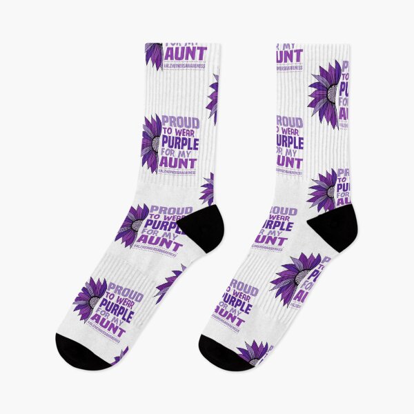 Item preview, Proud To Wear Purple For My Aunt Alzheimer’s Awareness designed and sold by Dan66.
