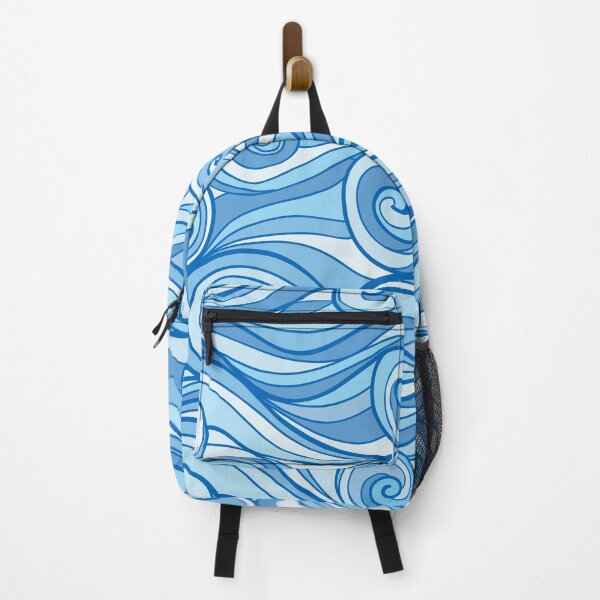 Item preview, Blue Ocean Waves Line Art designed and sold by TheImperfecto.